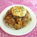 みなみんくっきんぐ's cooksnap of when they made 簡単リメイク☆唐揚げチャーハン☆.