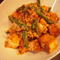チロリ's cooksnap of when they made 厚揚げ♡いんげん♡ひき肉in.