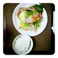salymama's cooksnap of when they made カリカリ豚の甘辛玉ねぎタレ。.