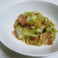 ラッチーU^ｪ^U's cooksnap of when they made 白菜とベーコンの鰹節炒め(^-^).