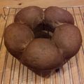 柚子まっちゃ's cooksnap of when they made ♪三度いちうまい♪サンドイッチ用ココアパン.