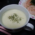 あお0603's cooksnap of when they made 豆乳とじゃがいものシンプルスープ.