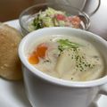 ☆GSSQHY☆'s cooksnap of when they made ほっこり(^^)かぶのクリームシチュー♬.