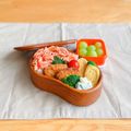 ころわんの母さん's cooksnap of when they made オレンジが綺麗☆ごま塩鮭ちらし弁当.
