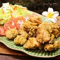 ちべターリー's cooksnap of when they made タイ風スィートバジルチリと塩麹の鶏唐揚げ.