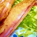 たべみじ's cooksnap of when they made やみつき♪ポテト入り＊ハムカツ.