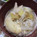 haruiroもも's cooksnap of when they made カブと鶏手羽のサムゲタン風スープ粥.