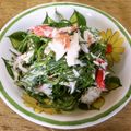 rurutorun's cooksnap of when they made かにかまとおかひじきのわさびマヨ和え.