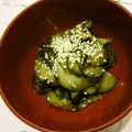 piloko's cooksnap of when they made きゅうりのピリ辛海苔の佃煮和え.