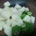そめはる's cooksnap of when they made オクラと山芋の和え物♪.
