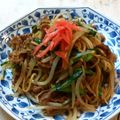 すまいるずんこ's cooksnap of when they made 絶対おいしい！牛ニラもやし焼きそば♪.