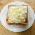 puniＫ's cooksnap of when they made チーズ三昧✤トリプル✤チーズトースト✤✤.
