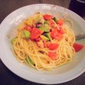 macheco's cooksnap of when they made レモン塩で♡アボカドとツナの冷製パスタ.