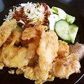 ereebo's cooksnap of when they made サクサク！スタミナ鶏天！.