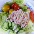 zakkiiM's cooksnap of when they made カニカマのマヨサラダ.