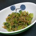 kana★'s cooksnap of when they made 蕪葉（大根葉）のしらす炒め.