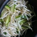 梨維湖's cooksnap of when they made もやしと胡瓜の和え物.