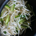 梨維湖's cooksnap of when they made もやしと胡瓜の和え物.
