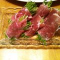 みるめっく's cooksnap of when they made ★超簡単！水菜の生ハム巻き★.