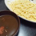 ちかやん303's cooksnap of when they made 残り物のカレーでつけパスタ.