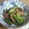 サーフブレイド's cooksnap of when they made オクラのオイマヨ炒め✿.