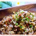 ☆９６３☆'s cooksnap of when they made ☆ごぼうが旨い！シンプルチャーハン☆.