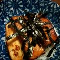 majoram's cooksnap of when they made 厚揚げで、なんちゃって鰻丼.