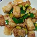 Lamoたん's cooksnap of when they made 油揚げとキュウリのピリ辛和え.