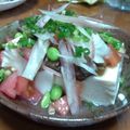 likepansy's cooksnap of when they made なめこと茄子とトマトの冷奴.
