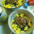 なおたろう's cooksnap of when they made そぼろごはん☆.