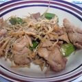lyennes's cooksnap of when they made オクラと豚肉のじゃこ醤油炒め.