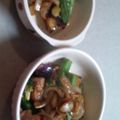 大女。's cooksnap of when they made 鶏もも肉と茄子オクラ炒め.