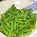 sorami1005's cooksnap of when they made めんつゆで作るインゲンの胡麻和え。.