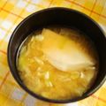 ありかん's cooksnap of when they made 餃子の皮が余ったら…味噌汁に✿.