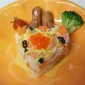 つとまま's cooksnap of when they made 子供の誕生日に♪ちらし寿司ケーキ♪.