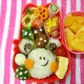 るらちゃん's cooksnap of when they made 梅雨にも＊キャラ弁＊カエルちゃん.