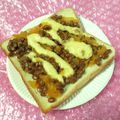 みなみんくっきんぐ's cooksnap of when they made 納豆たくあんマヨトースト.