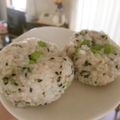 紅葉ｙ's cooksnap of when they made たらこ×枝豆×葱×胡麻のおにぎり.