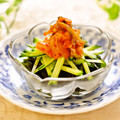 さとみわ's cooksnap of when they made 簡単☆わかめときゅうりのキムチ和え物.