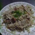 ＊カンカン＊'s cooksnap of when they made 夏バテ予防！～梅でさっぱりもやし豚♪.
