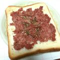 miimiiko's cooksnap of when they made コンビーフマヨトースト.