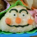 kyokanke's cooksnap of when they made キャラ弁♪カレーパンマン＆アンパンマン.