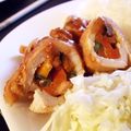 marianon's cooksnap of when they made 鶏ムネ肉の野菜巻き☆照りダレで♪.
