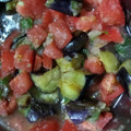 湖のカフェ's cooksnap of when they made 夏のトマトで☆トマトとナスのおろし酢和え.