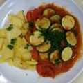 cocoako's cooksnap of when they made ズッキーニのトマト煮込み　ジャガイモ添え.