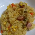 ☆☆モﾓ☆☆'s cooksnap of when they made おかわり必須！簡単☆カレーマヨピラフ.