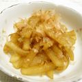 sakuni's cooksnap of when they made ★☆★あと1品！大根だけ炒めました★☆★.