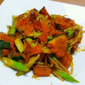 yossyyyii's cooksnap of when they made もやしとかぼちゃのカレールー炒め.