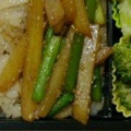 あくあ☆ぶるー's cooksnap of when they made じゃがいもとにんにくの芽の炒め物.