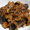 まほ10's cooksnap of when they made 簡単！豚肉とかぼちゃのウスターソース炒め.